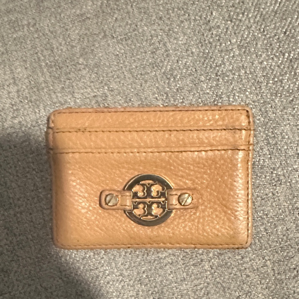 Tory Burch Tan Card Holder